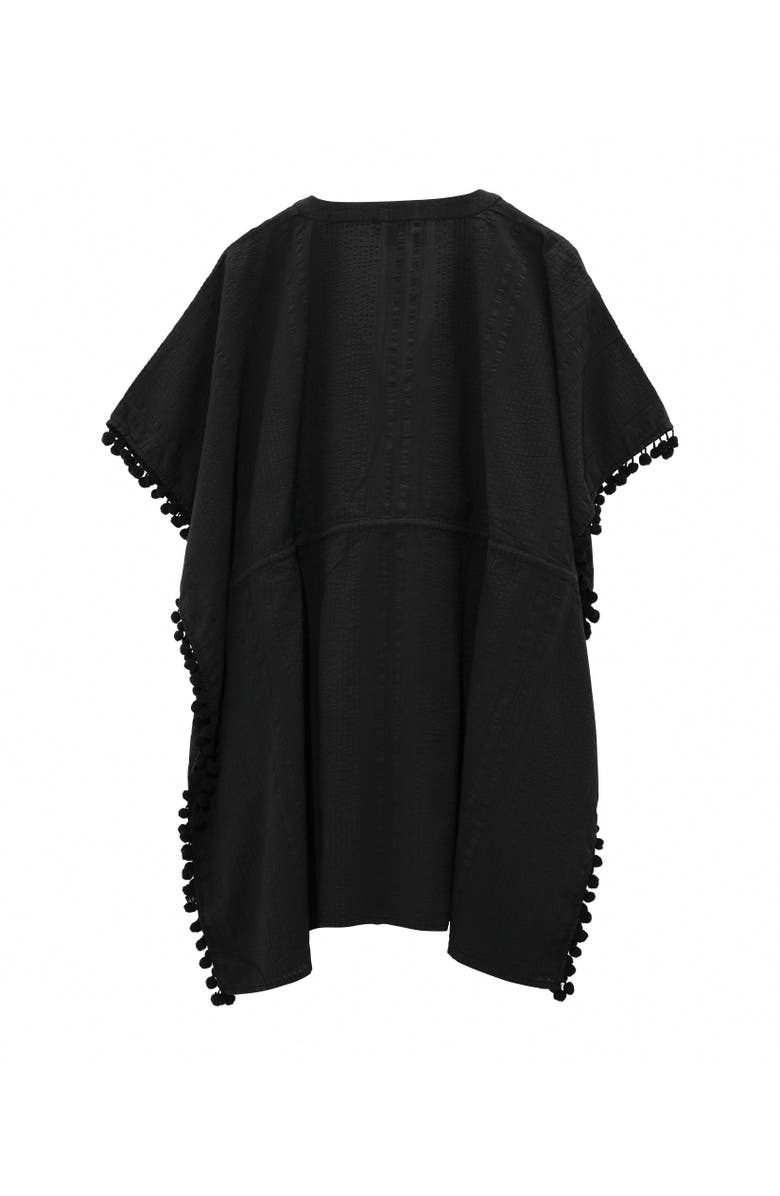 Echo Lamai Butterfly Caftan, Alternate, color, Black