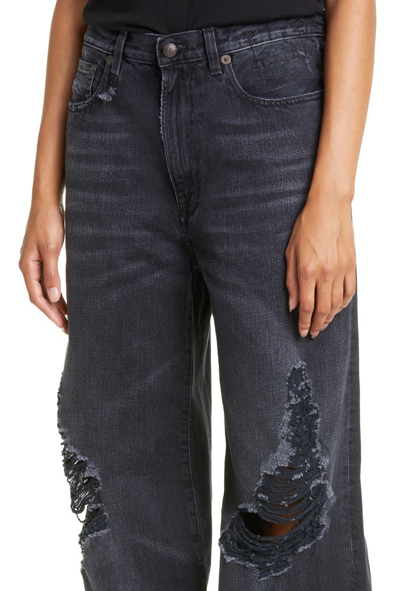 Lisa Baggy High Waist Wide Leg Jeans, Alternate, color, JAKE BLACK