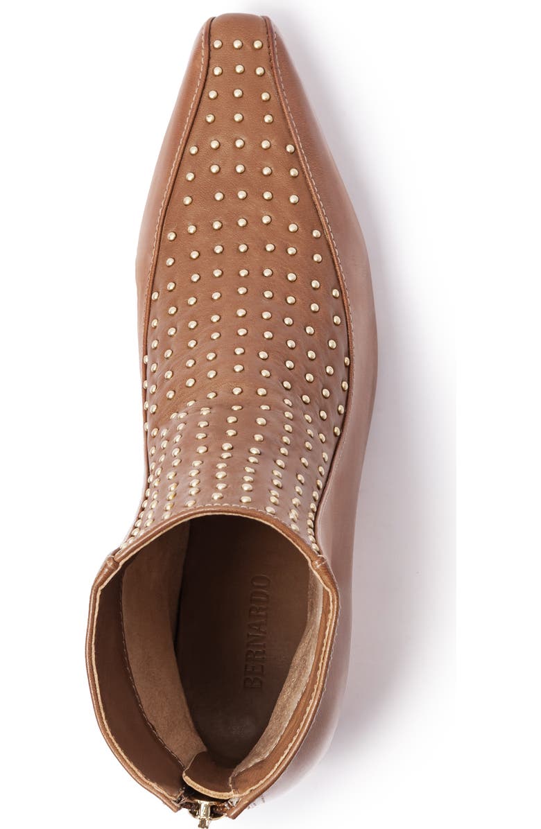 Bernardo Footwear Esme Studded Bootie, Alternate, color, Almond