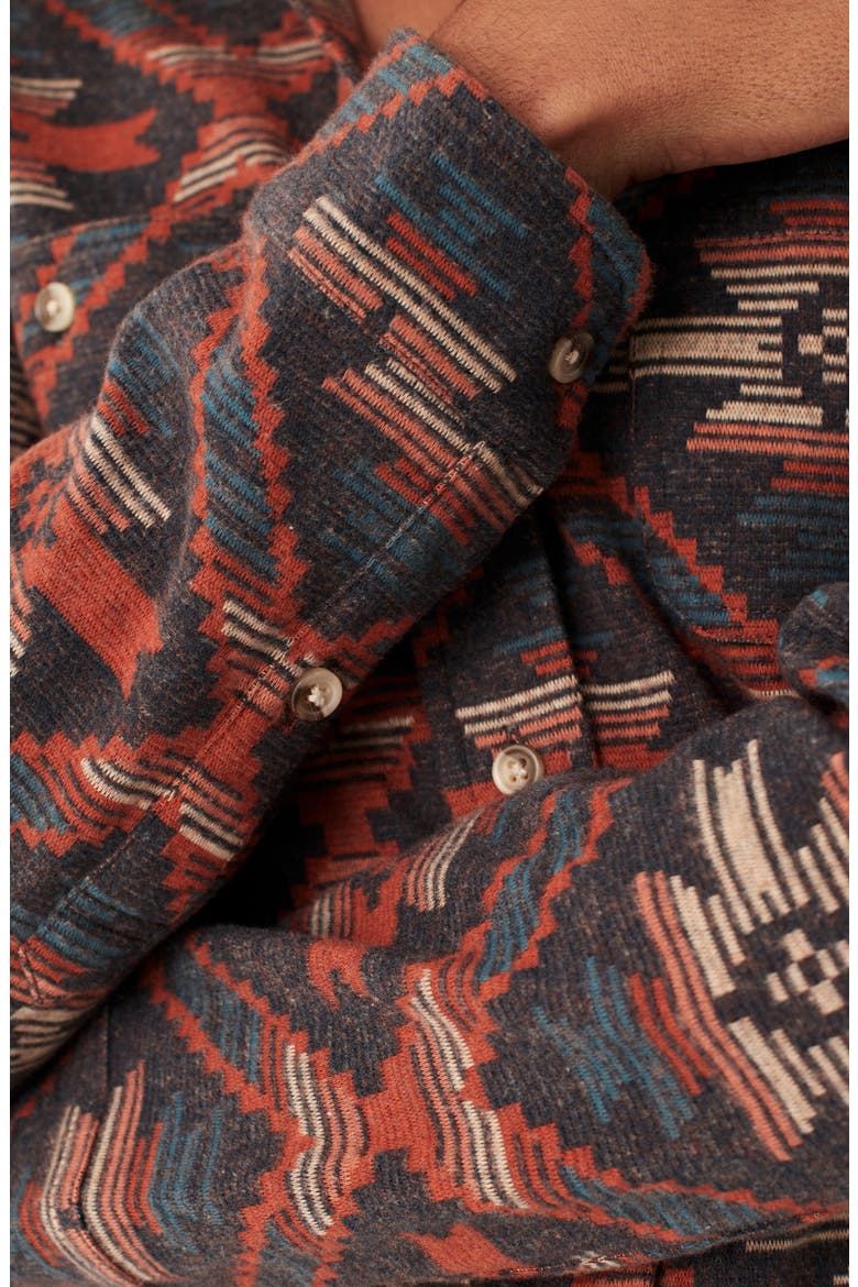 Legend Plaid Flannel Button-Up Shirt, Alternate, color, WESTERN RANGE SHADOW