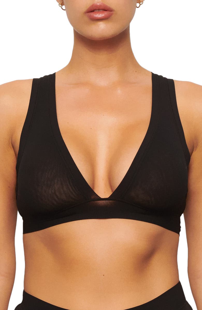 SKIMS Summer Mesh Plunge Bralette, Main, color,