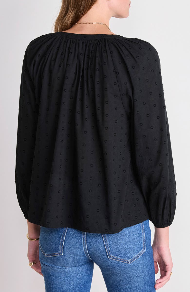 vineyard vines Izzy Cotton Top, Alternate, color, Jet Black