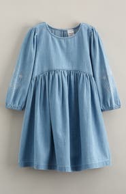 Nordstrom Kids' Embroidered Chambray Dress