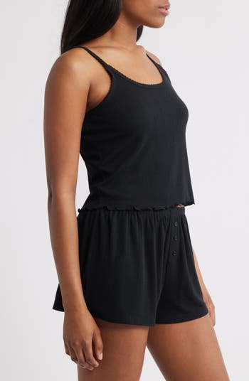 Pointelle Knit Short Pajamas