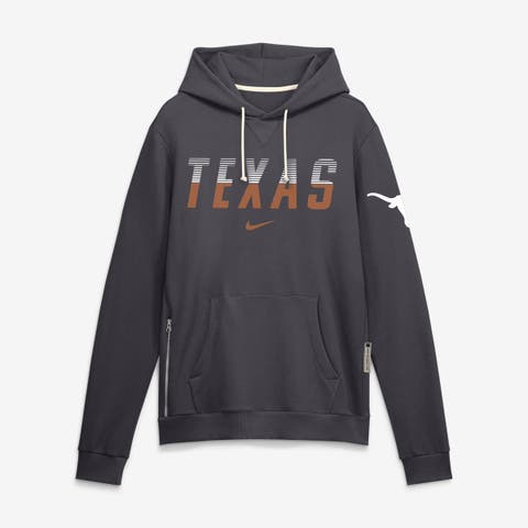 Men's Nike Anthracite Texas Longhorns 2026 Sideline Standard Issue Dri-FIT Hoodie