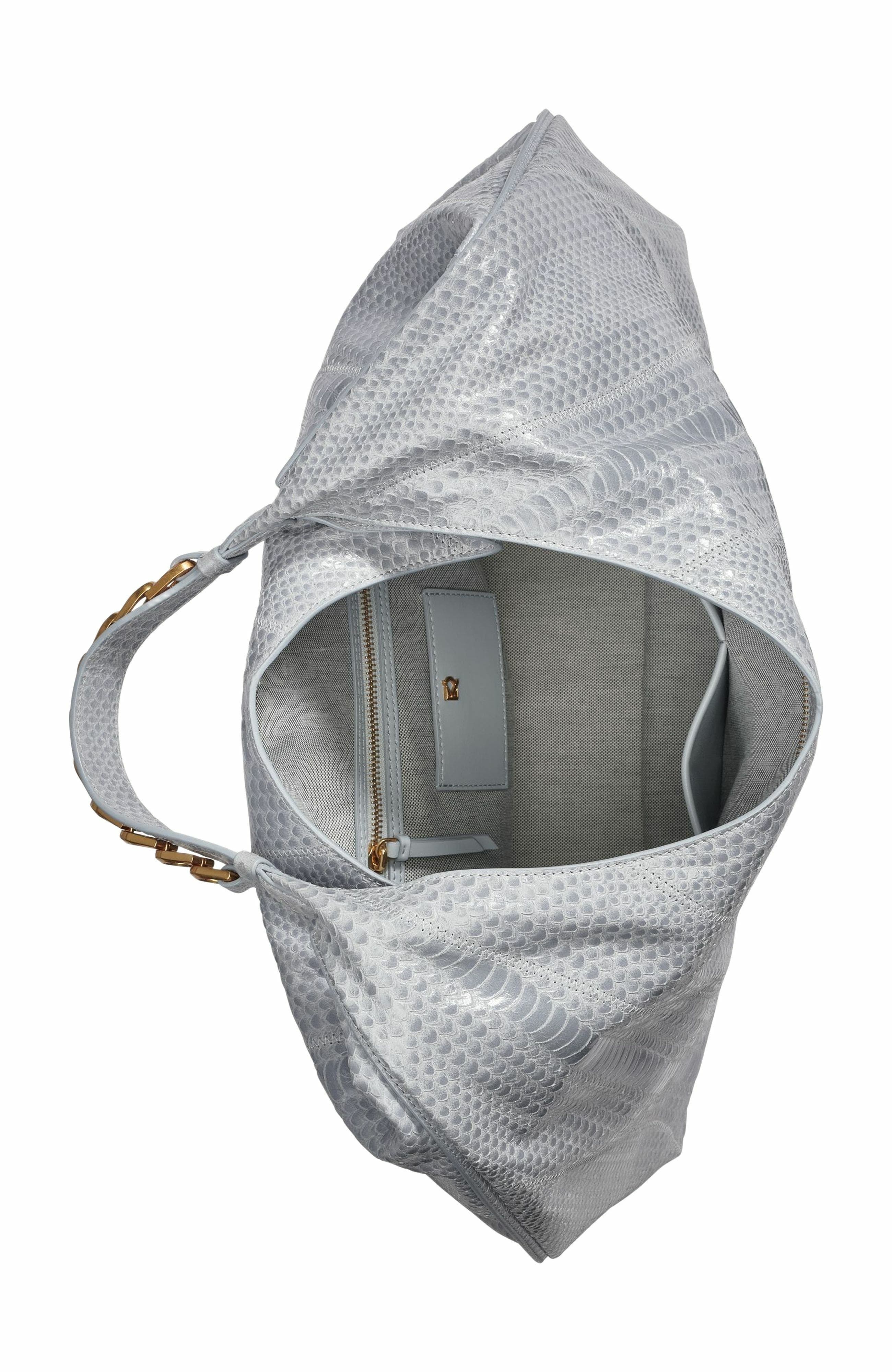 Donna Karan New York Bellmore Large Skipper Snake Hobo Bag, Alternate, color, 