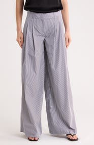 TWP Didi Stripe Wide Leg Pants