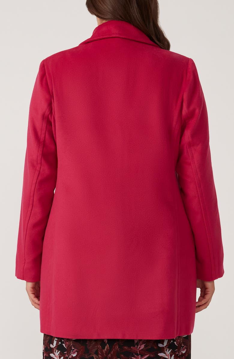 Estelle Charm Coat, Alternate, color, Azalea