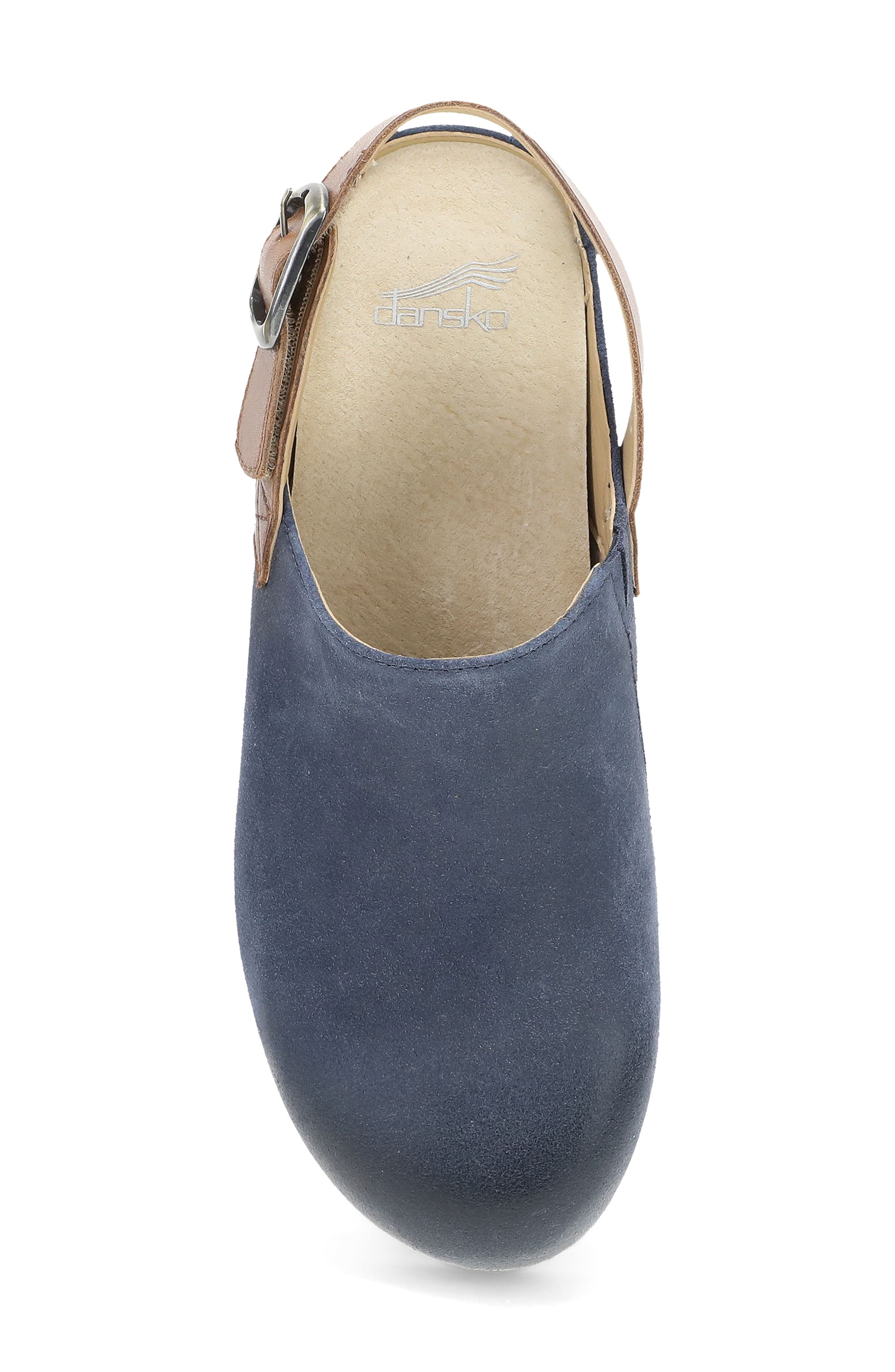 Merrin Slingback Clog, Alternate, color, BLUE