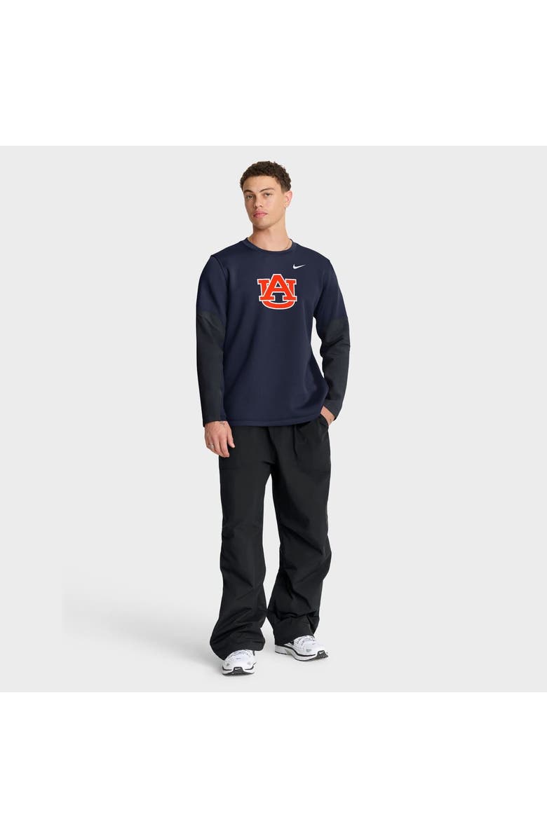 Nike Men's Nike Navy Auburn Tigers 2025 Sideline Coach Dri-FIT Long Sleeve T-Shirt, Alternate, color, Navy