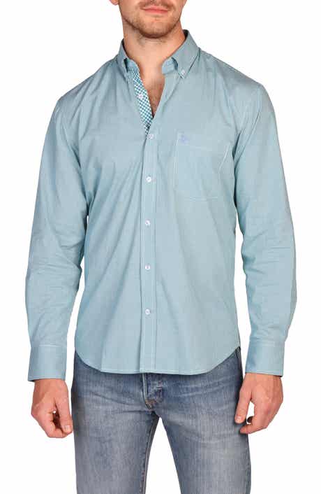 TailorByrd Classic Fit Stretch Cotton Button-Down Shirt