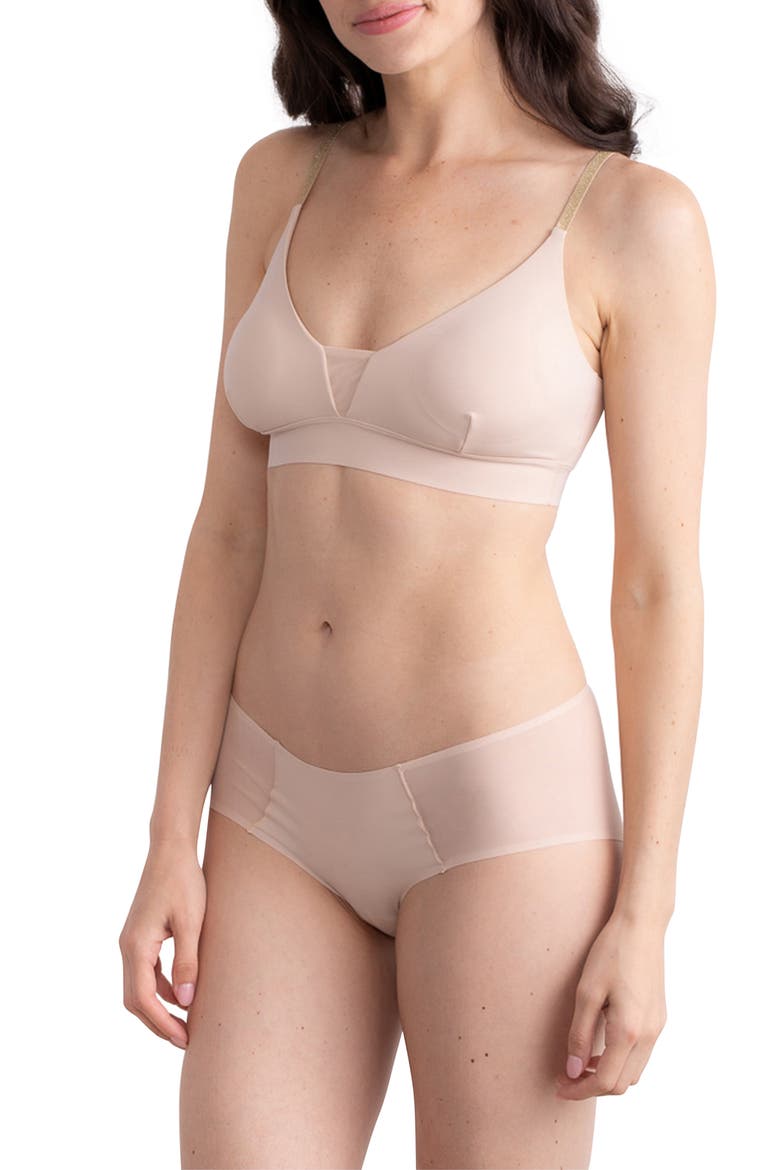 2-Pack Soft Seamless Briefs with Mesh, Main, color, SMOKE GREY