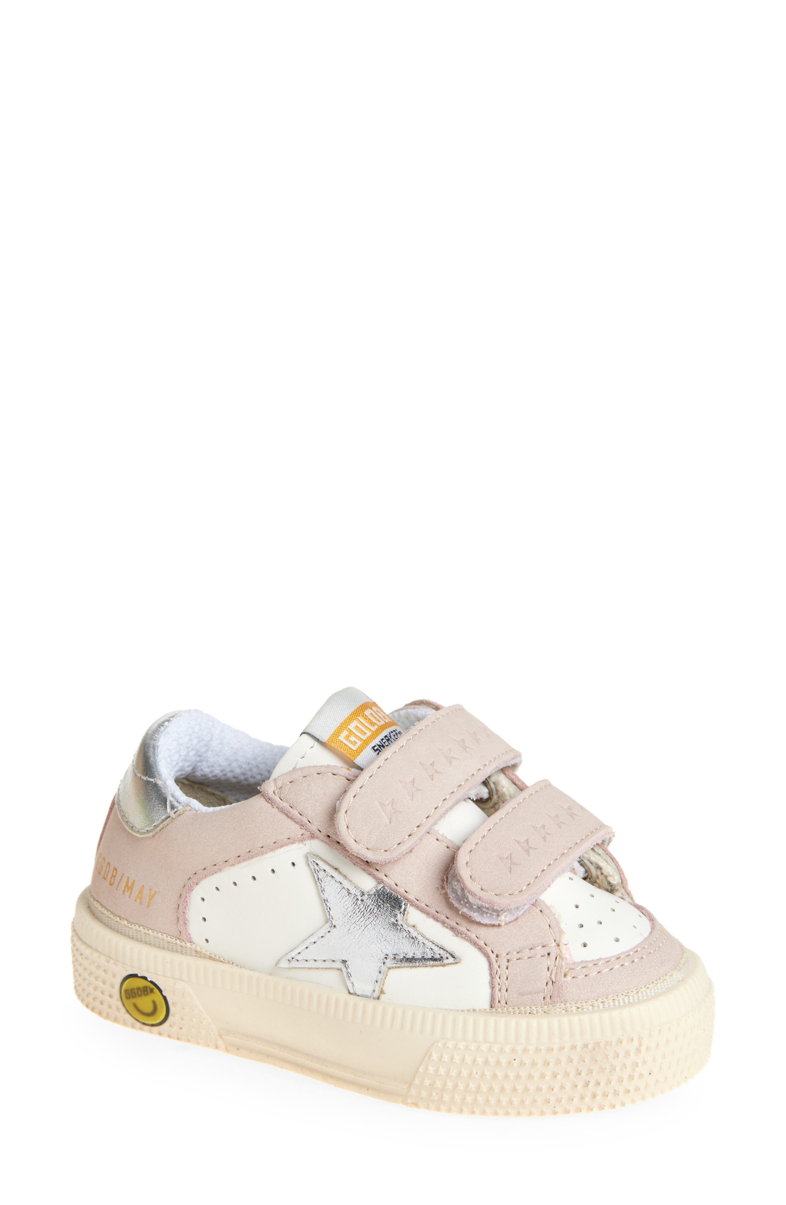 Golden Goose Kids' May School Glitter Sneaker, Main, color, 