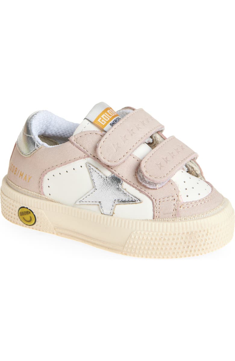 Golden Goose Kids' May School Glitter Sneaker, Main, color,