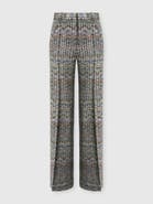 Missoni Tailored Viscose Lamé Trousers With Sequins