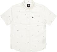 Quiksilver Apero Tropic Short Sleeve Cotton Button-Up Shirt