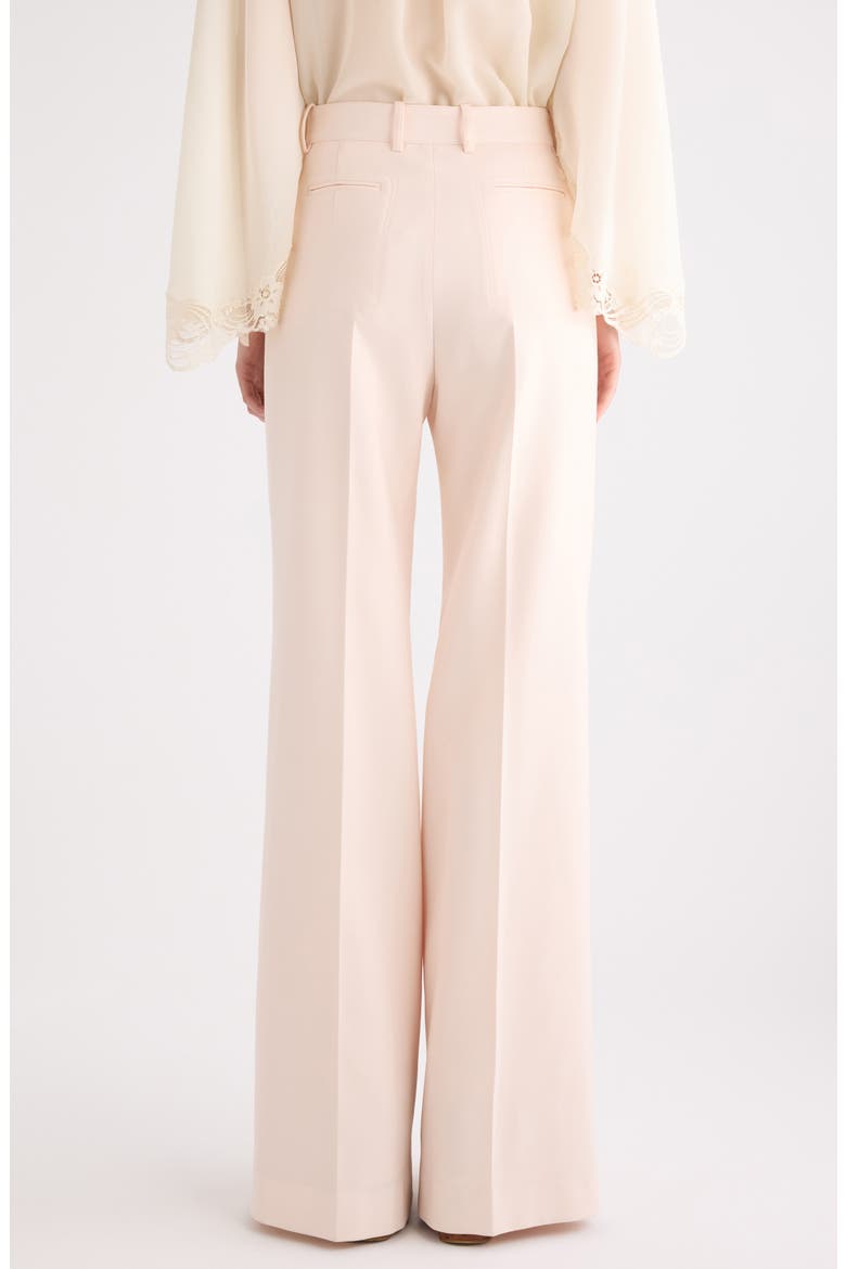 Virgin Wool Wide Leg Trousers, Alternate, color, BISCUIT PINK