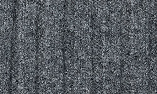 Bruno Magli Cashmere Wide Rib Beanie In Green