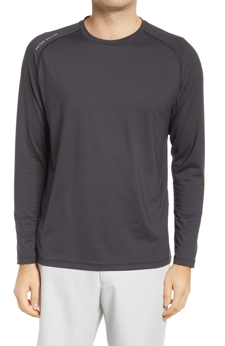 Peter Millar Men's Performance Long Sleeve Top, Main, color,