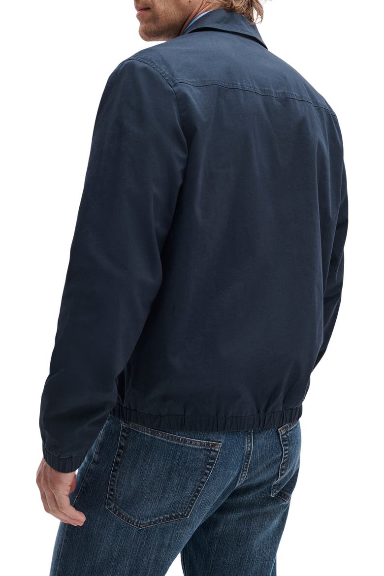 Harrington Stretch Cotton Jacket, Alternate, color, SAIL