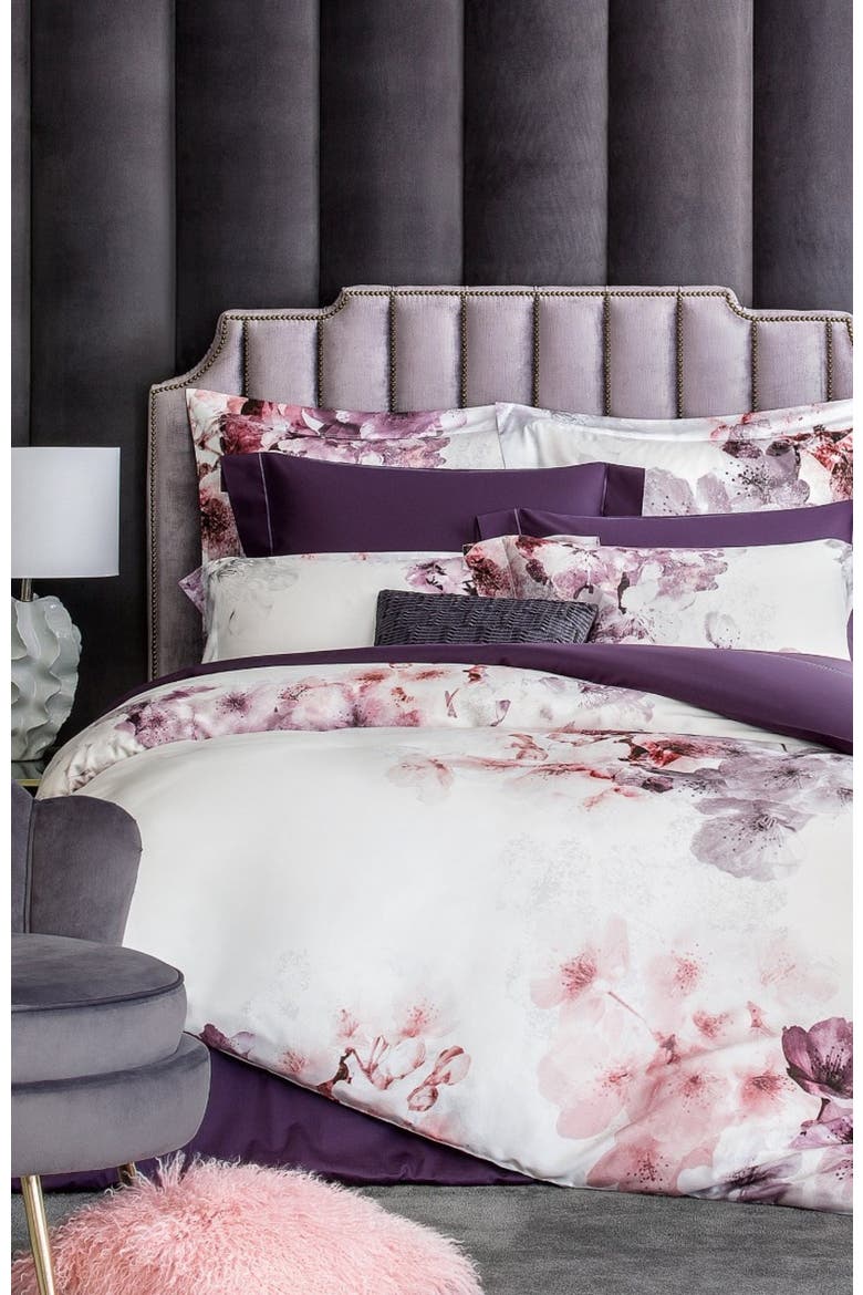 Wilma Duvet cover, Alternate, color, White