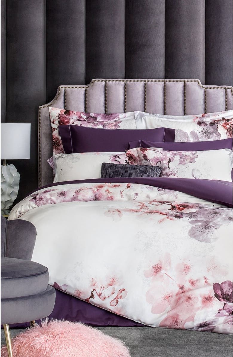 Togas Wilma Duvet cover, Alternate, color, White