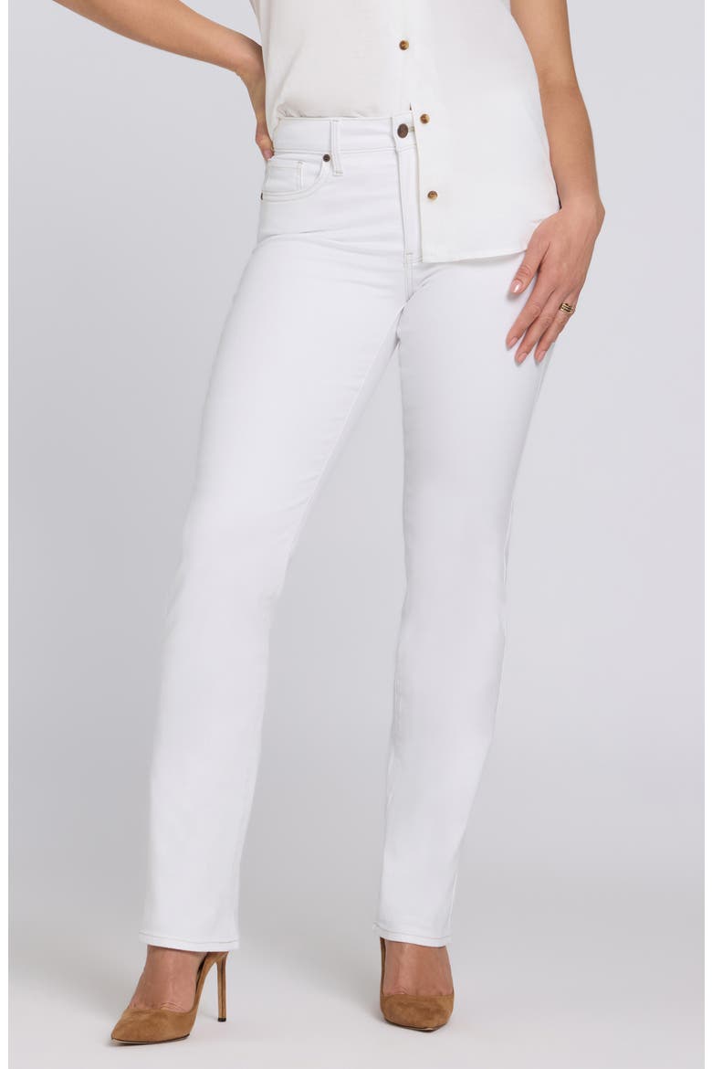 Marilyn Straight Leg Jeans, Main, color, OPTIC WHITE