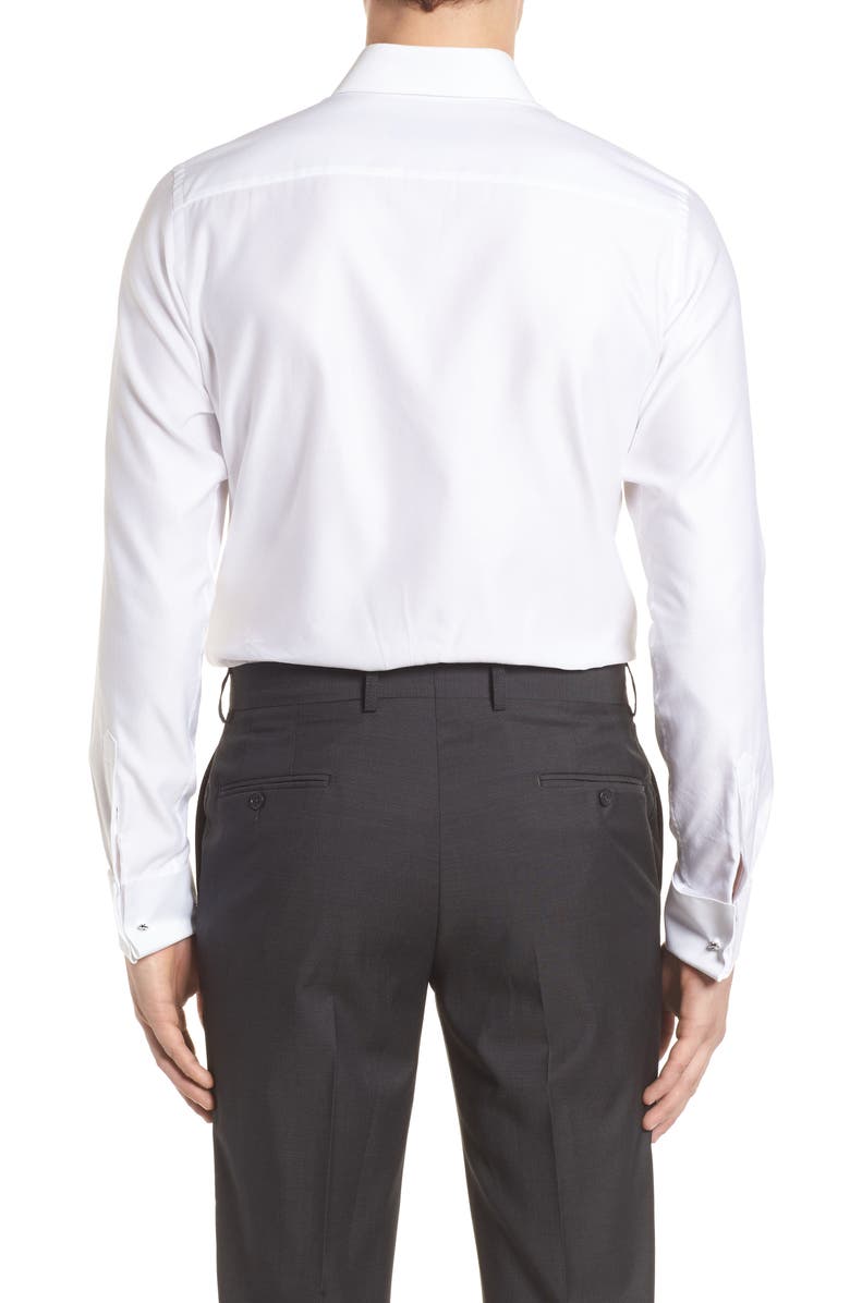 David Donahue Slim Fit Tuxedo Shirt, Alternate, color, 