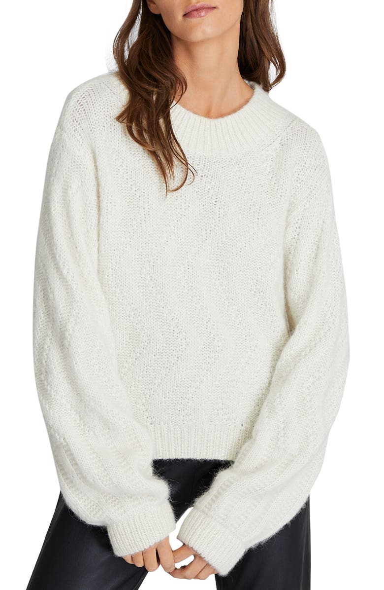 Club Monaco Balloon Sleeve Sweater, Main, color, 