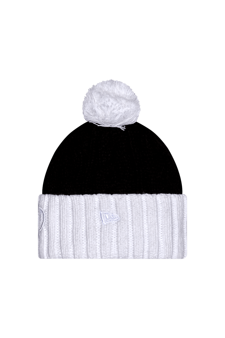 Women's New Era  Black Colorado Buffaloes Tonal Cuffed Knit Hat with Double Poms, Alternate, color, Black