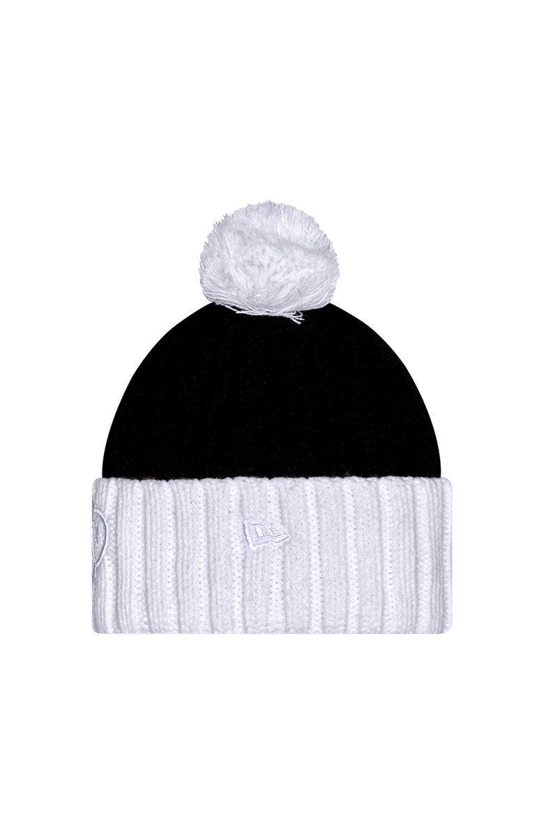 New Era Women's New Era Black Colorado Buffaloes Tonal Cuffed Knit Hat with Double Poms, Alternate, color, Black