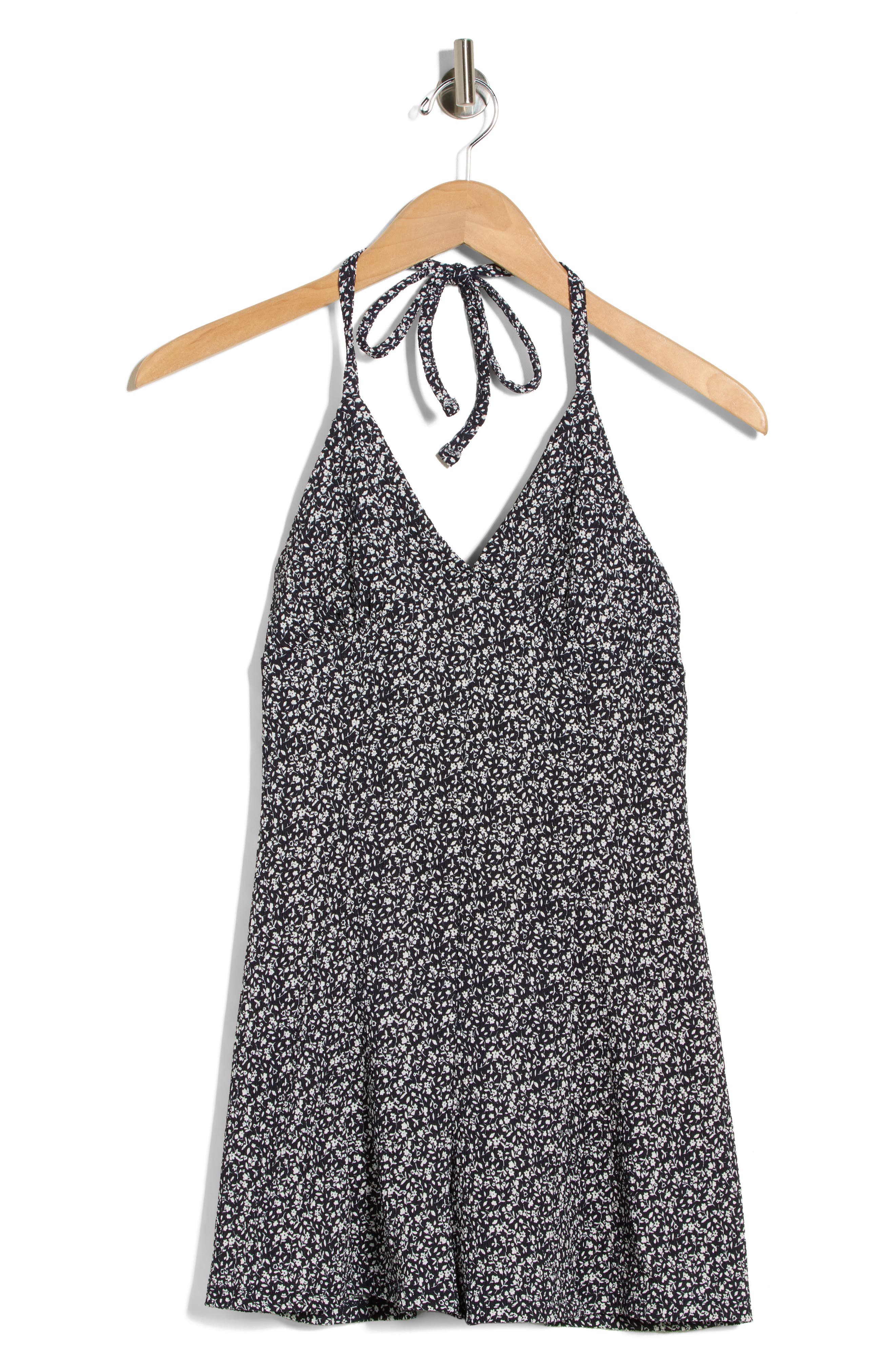 Madden Girl Floral Halter Romper