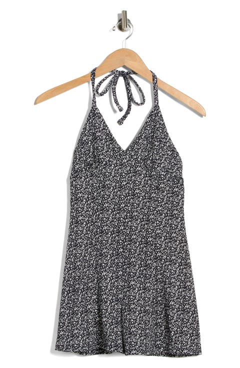 Floral Halter Romper