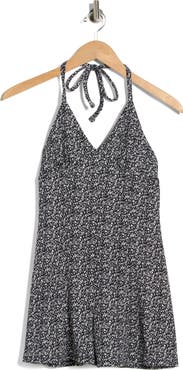 Madden Girl Floral Halter Romper