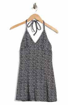 Madden Girl Floral Halter Romper