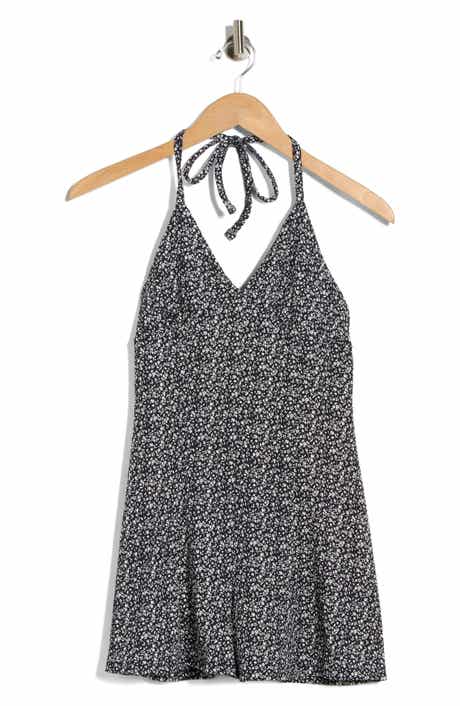 Madden Girl Floral Halter Romper