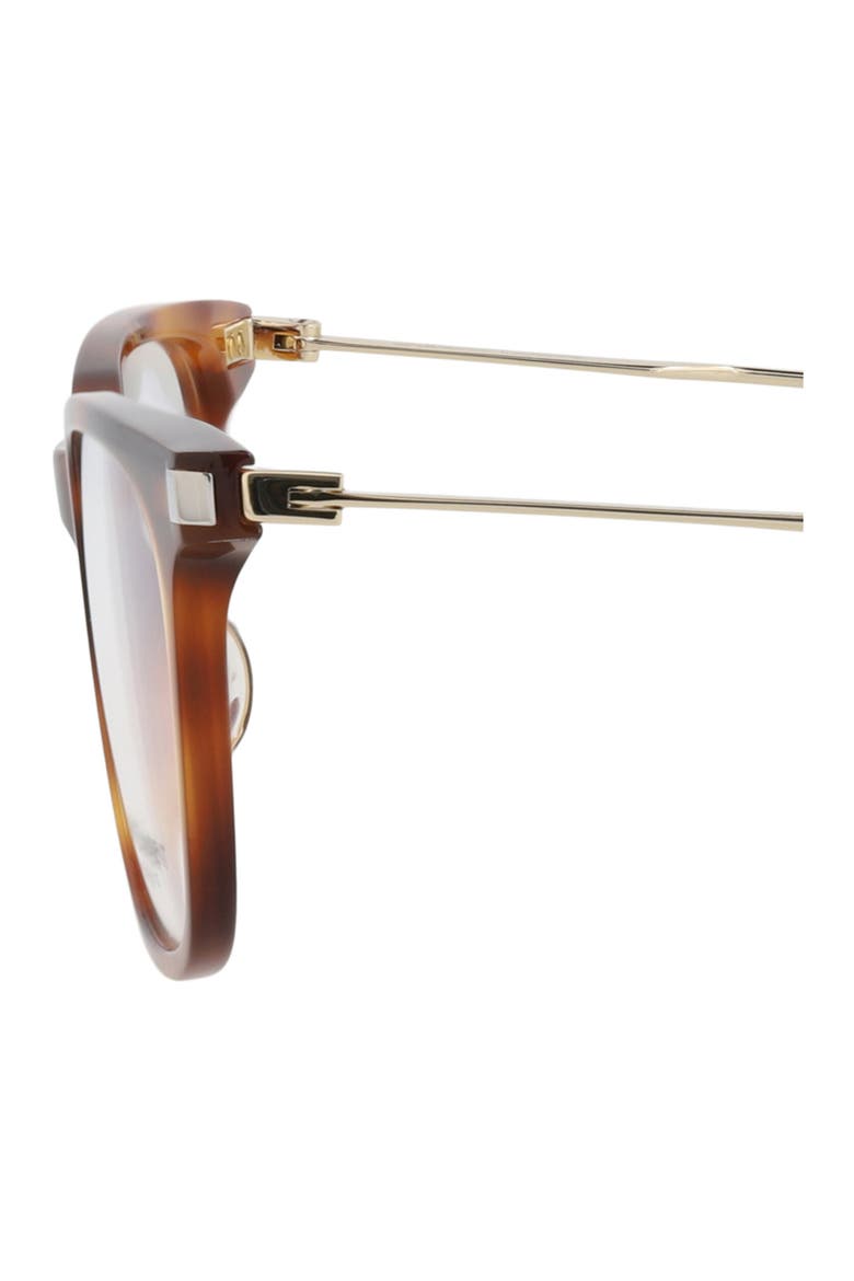 48mm Square Optical Frames, Alternate, color, HAVANA GOLD TRANSPARENT