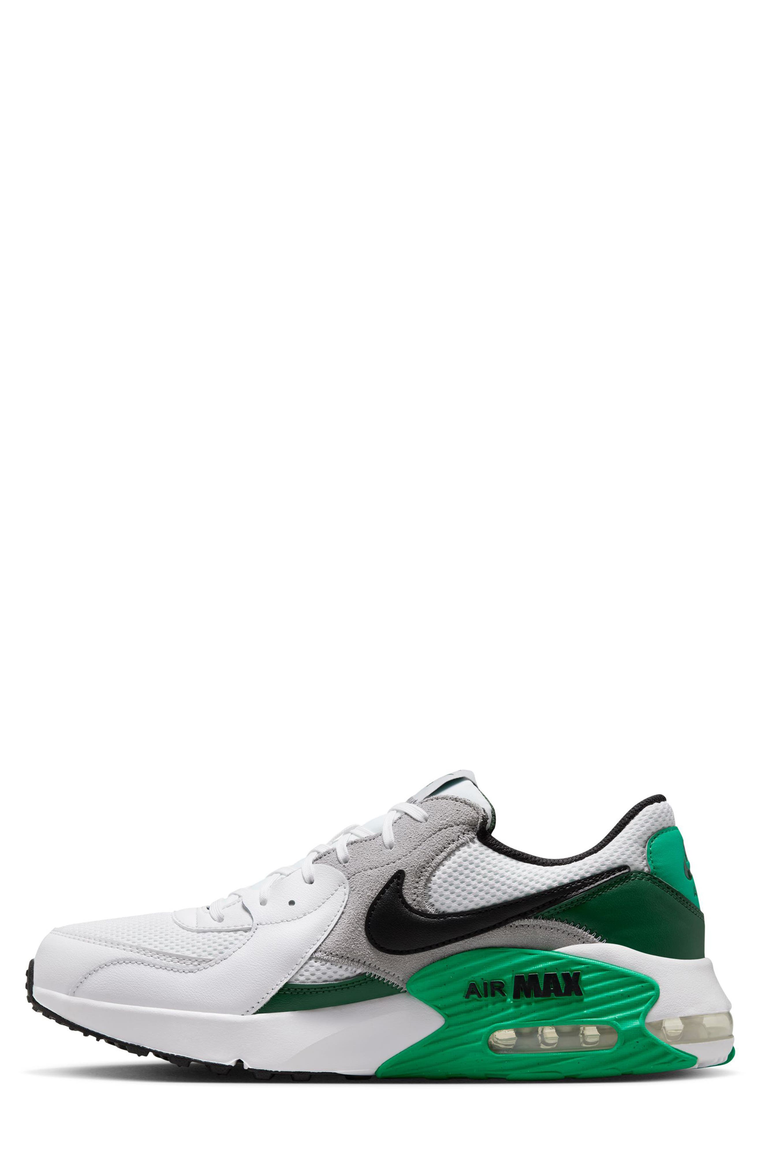 Air Max Excee Sneaker, Alternate, color, SUMMIT WHITE/ STADIUM GREEN