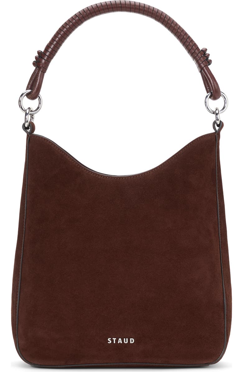 STAUD Mel Suede Shoulder Bag, Alternate, color,