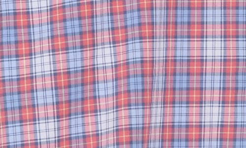 Brooks Brothers Plaid Long Sleeve Sport Fit Button-down Shirt In Pink