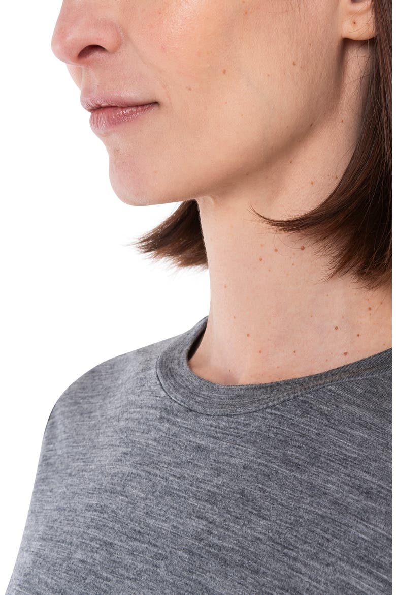 Tech Lite III Merino Wool Crewneck Shirt, Alternate, color, GRITSTONE HEATHER