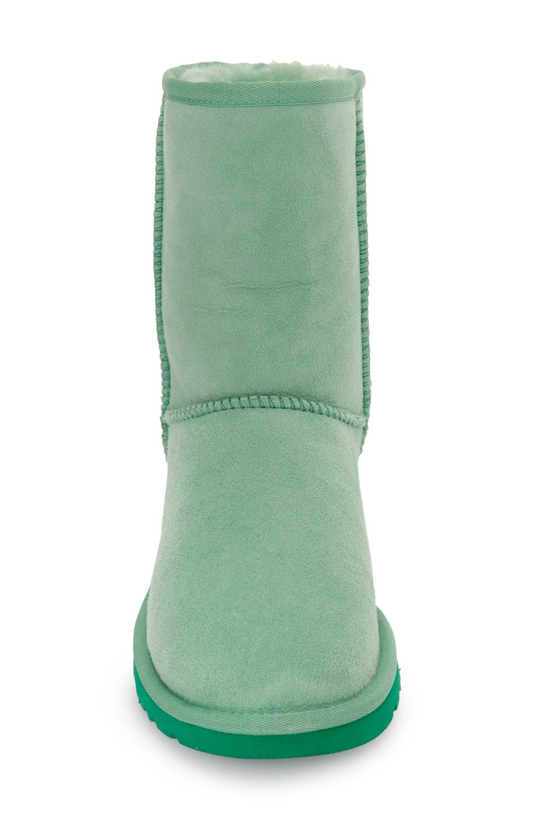 'Classic Short' Boot, Alternate, color, GREEN GLASS SUEDE