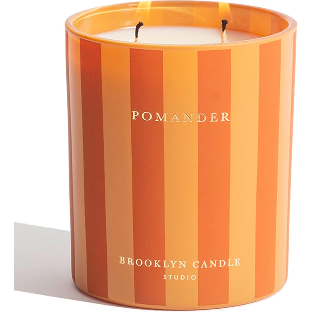 Brooklyn Candle Studio Pomander Holiday Candle In Orange