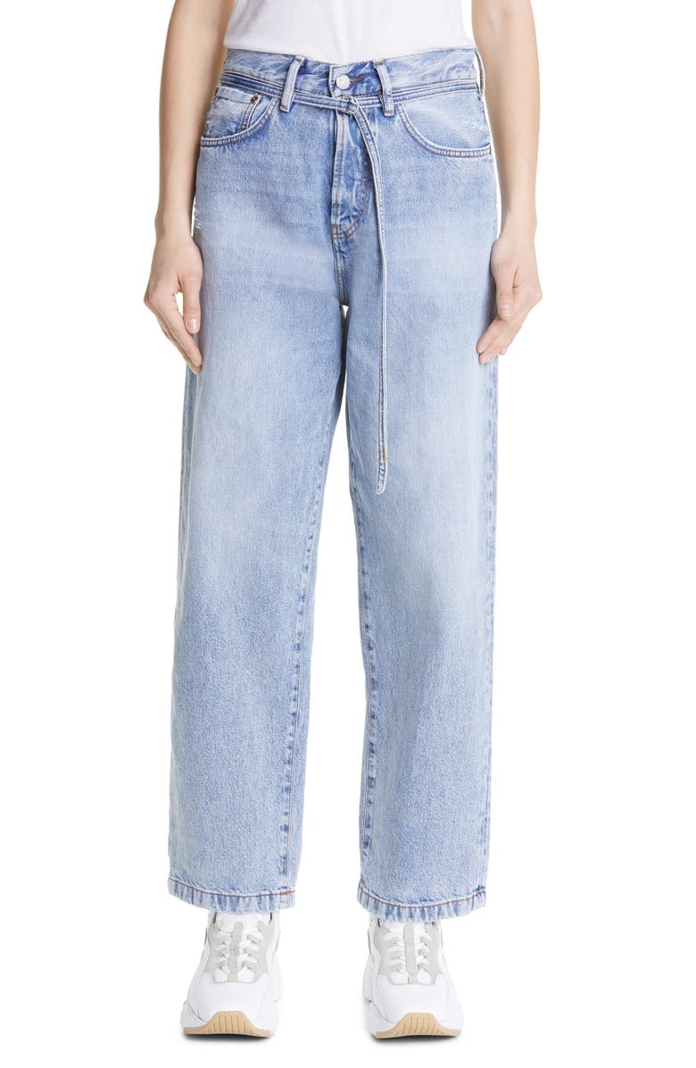 Acne Studios 1991 Toj Rigid Wide Leg Jeans, Main, color,