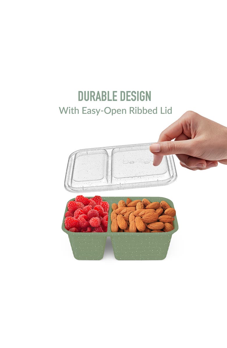 BENTGO Prep 20-Piece 2-Compartment Snack Containers, Alternate, color,