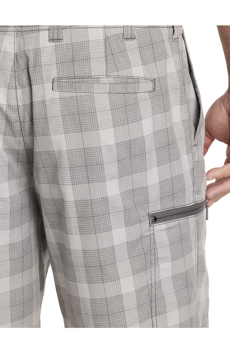 True Nation by DXL Big & Tall Everyday Flex Cargo Shorts, Alternate, color, Castlerock