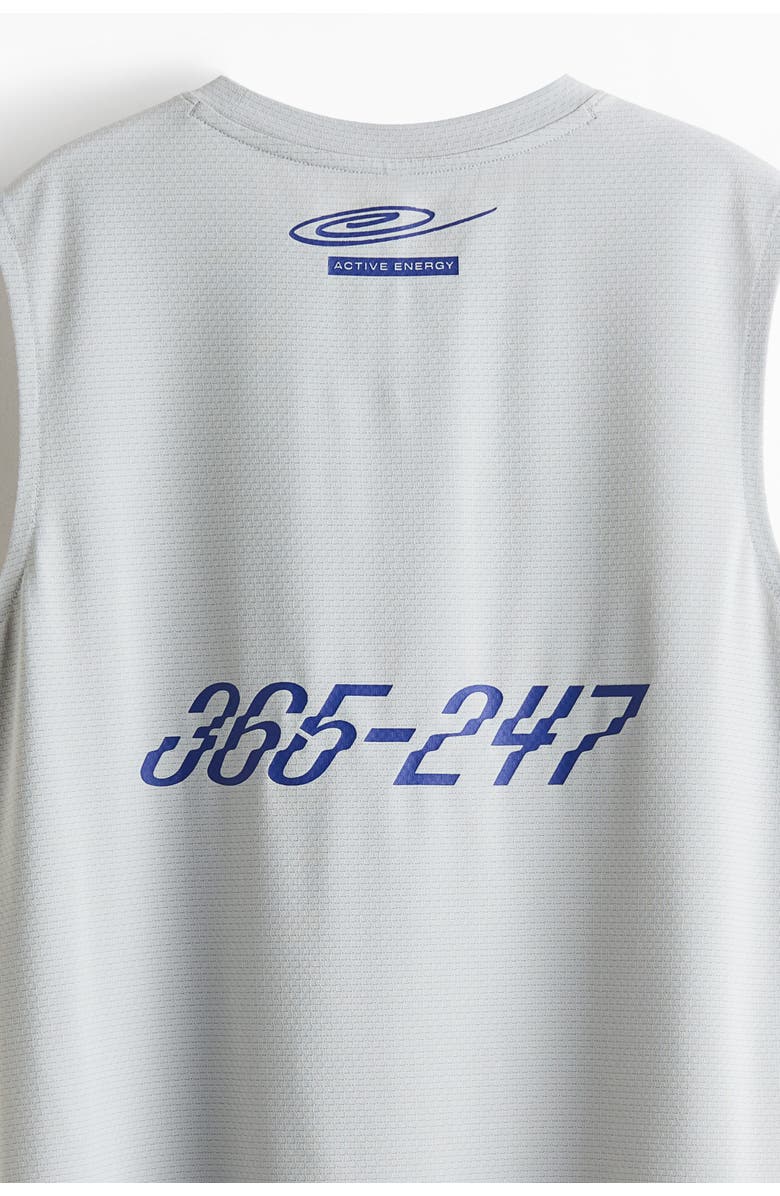 H&M 2-piece Sports Set With Drymove, Alternate, color, Light Gray/365-247