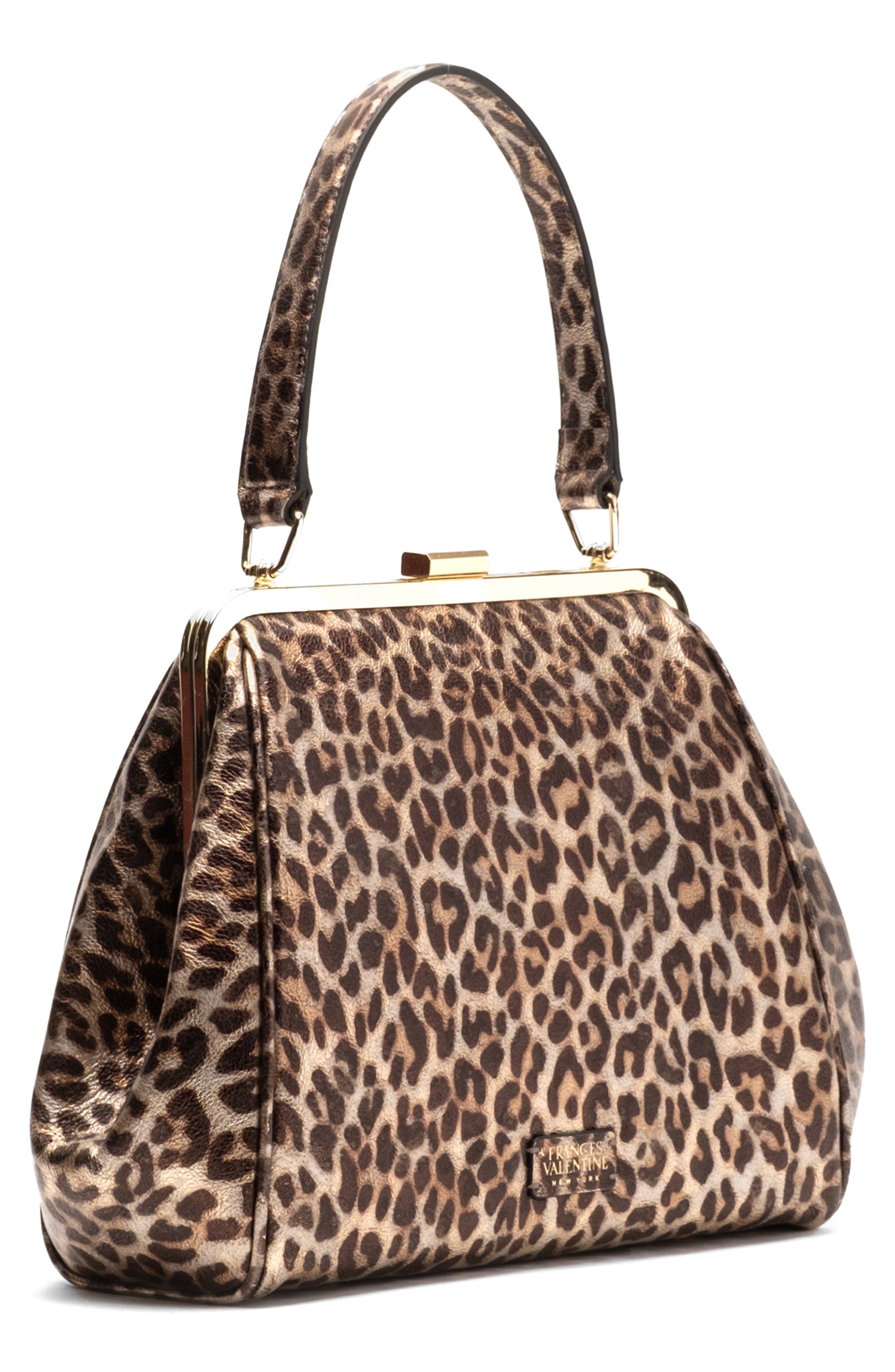Katherine Metallic Leather Frame Bag, Alternate, color, MULTI