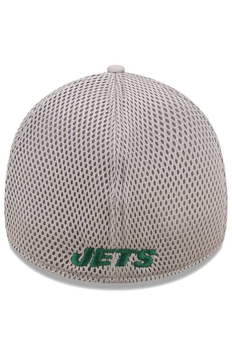 New Era Men's New Era Gray New York Jets Team Neo 39THIRTY Flex Hat, Alternate, color, Gray
