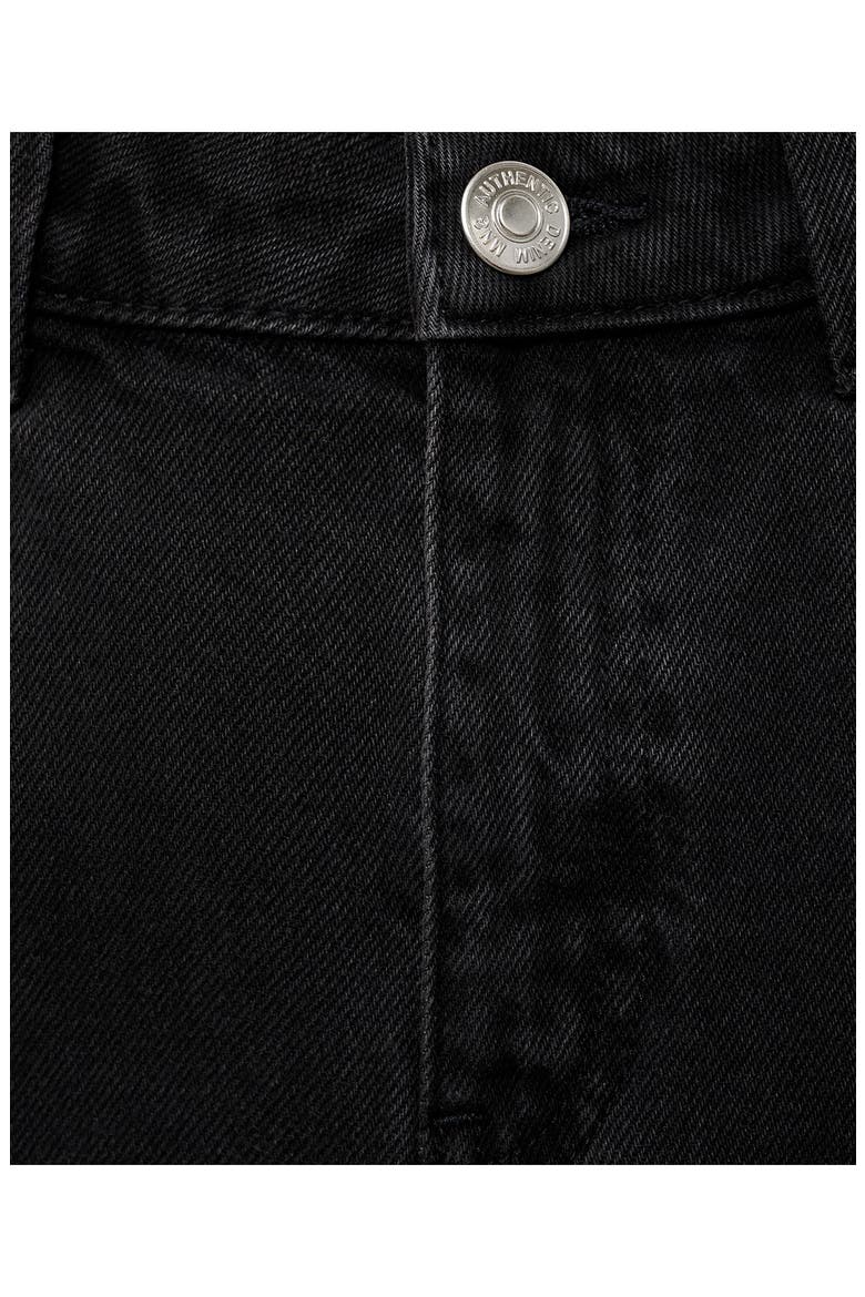 Star Stud Cargo Denim Miniskirt, Alternate, color, BLACK DENIM